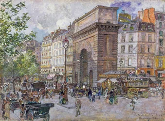 Die Porte Saint-Martin, 1898