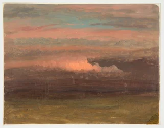 Wolkenstudie bei Sonnenuntergang