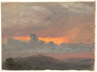 Wolkiger Sonnenuntergang, Jamaika