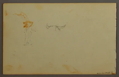 Zeichnung, Wolkenstudie, 1844