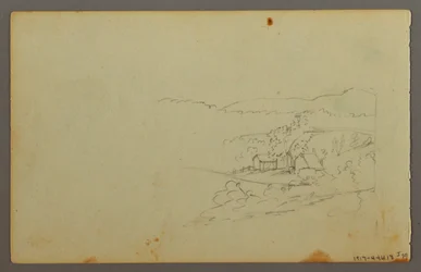 Zeichnung, Wolkenstudie, möglicherweise 1844