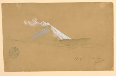 Cotopaxi von nahe Ambato, Ecuador, 1853
