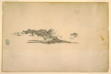 Zeichnung, Kuh, Wolken, Juli und September 1844