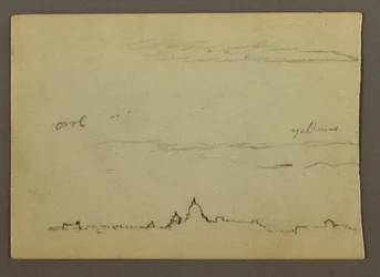 Ferne Ansicht der Basilika St. Peter und des Vatikans, Rom, Italien, Januar 1869