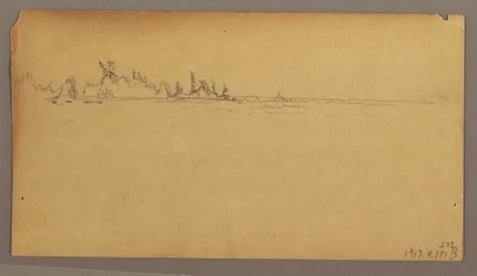 Doppelter Regenbogen über den Wasserfällen, Niagara River, möglicherweise 1858