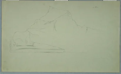 Schwimmender Eisberg, Juni oder Juli 1859