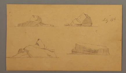 Schwimmende Eisberge, 16. Juli 1859