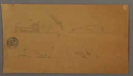 Schwebende Eisberge, möglicherweise 1859