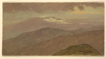 Zeichnung, Landschaft, August 1865