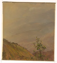 Zeichnung, Landschaft, Juli 1865