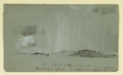 Landschaft mit Regen, 1860
