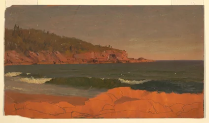 Zeichnung, Küste von Maine, ca. 1850
