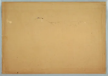 Zeichnung, Umriss von Mount Katahdin, Maine, ca. 1856–60