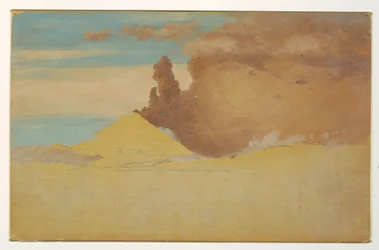Studie von Cotopaxi, ausbrechend, Ecuador, 1853