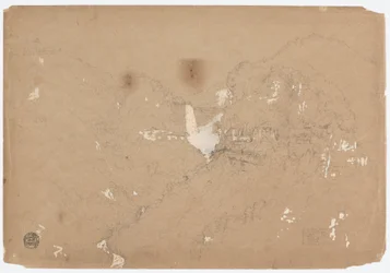 Zeichnung, Tequendama Wasserfälle bei Bogota, Kolumbien, 1853