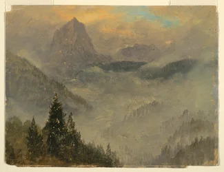 Der Hochkalter, nahe Berchtesgaden, 1868