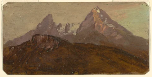 Der Watzmann, Berchtesgaden, Bayern, 1868