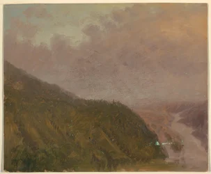 Tal von einem hohen Hügel (Europa), 1860–70