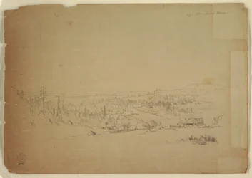 Blick von Grand Manan Island, Kanada, zum Meer, September 1851