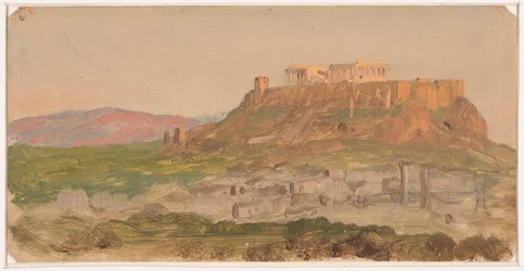Ansicht der Akropolis von Süden, Athen, April 1869