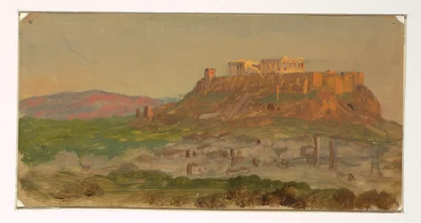 Ansicht der Akropolis von Süden, Athen, April 1869