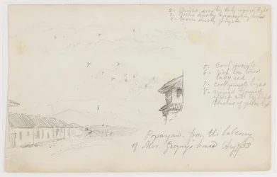 Popayan, Kolumbien; Rückseite: Berglandschaft, Kolumbien