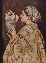Eine edle Dame von Venedig, 1866, um 1915