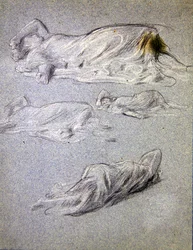 Studie für Cymon und Iphigenia