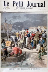 Abfahrt der isländischen Fischer, 1894
