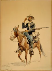 Ein berittener Infanterist, 1890