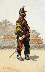 Hornist der Kavallerie, 1889