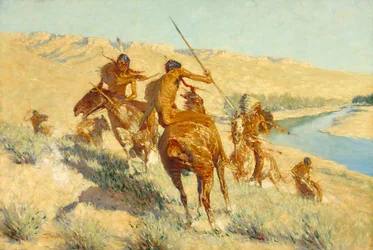 Episode des Büffelgewehrs (Der Besuch des Büffelgewehrs: Eine Büffelepisode) (1909)