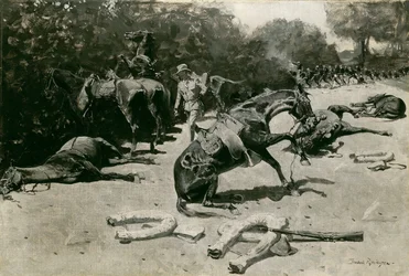 Wie die Pferde für ihr Land in Santiago starben, 1899