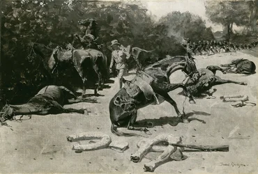 Wie die Pferde für ihr Land in Santiago starben, 1899