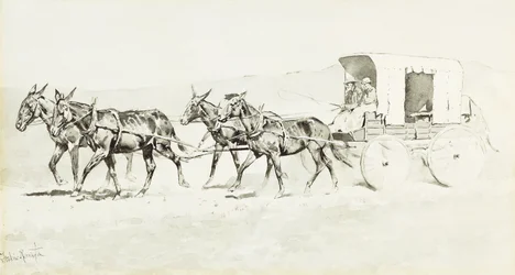 Eine von Williamsons Bühnen, ca. 1892