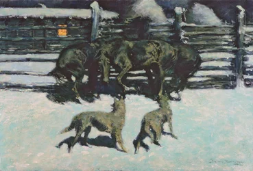 Der Hilferuf (In der Enge) ca. 1908