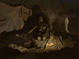 Die trockenen Blätter hielten länger als sie