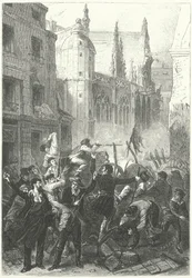 Juniaufstand, Revolution von 1848, Paris (Stich)