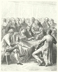 Madame Roland und die Girondisten, Französische Revolution (Stich)