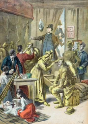 Eine Attraktion auf dem Pariser Lebkuchenmarkt