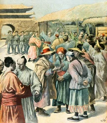 Der Beginn des Bauernkriegs in Korea