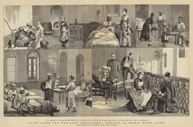 Ägypten nach dem Krieg, Lady Strangfords Krankenhaus im Haus von Arabi, Kairo