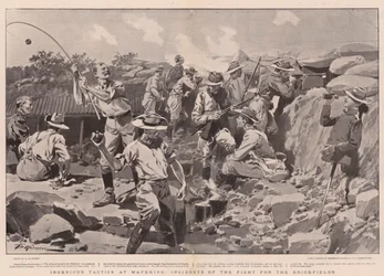 Geniale Taktiken in Mafeking, Vorfälle des Kampfes um die Ziegelei