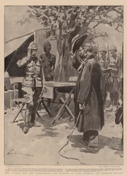 Der Sieger und der Besiegte, das Treffen von Lord Roberts und General Cronje