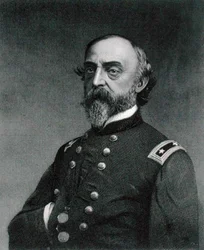 George Gordon Meade (1815-72) graviert von Robert E. Whitechurch (1814-c.83) nach einem Foto