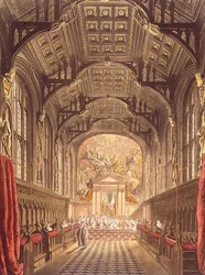 Die Kapelle des All Souls College, Illustration aus der 