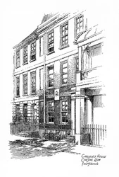 Haus von Thomas Carlyle, 24 Cheyne Row, Chelsea, London, 1912