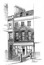 Haus von Thomas de Quincey, Soho, London, 1912