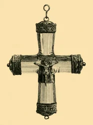 Kristallkreuz, um 1550