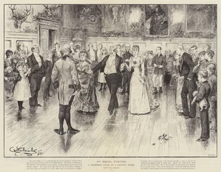 Gleiche Bedingungen, ein Weihnachtsball in einem Landhaus